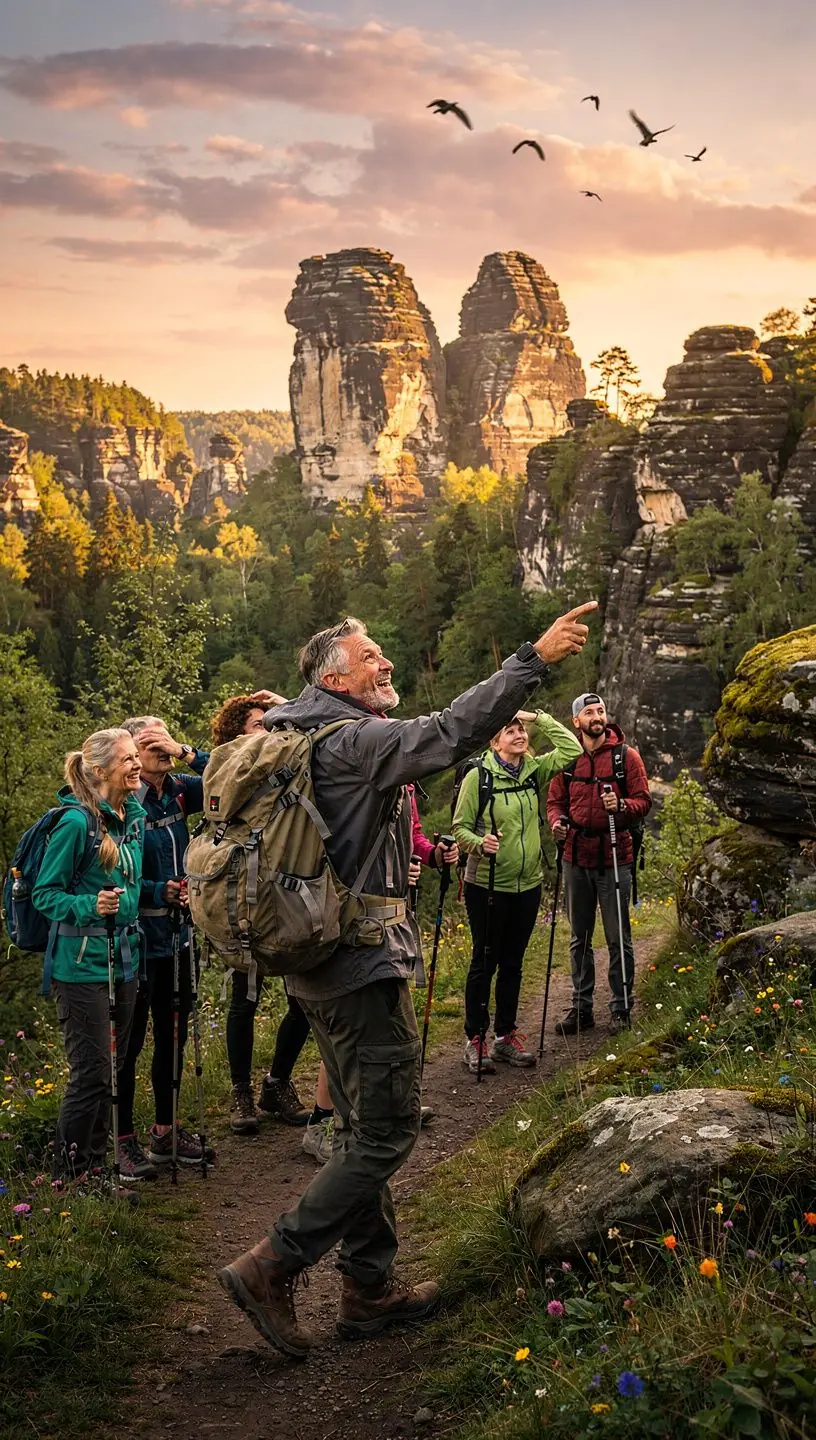 Tourist, der eine offline gedruckte Reiseroute in der Hand hält und Sehenswürdigkeiten studiert